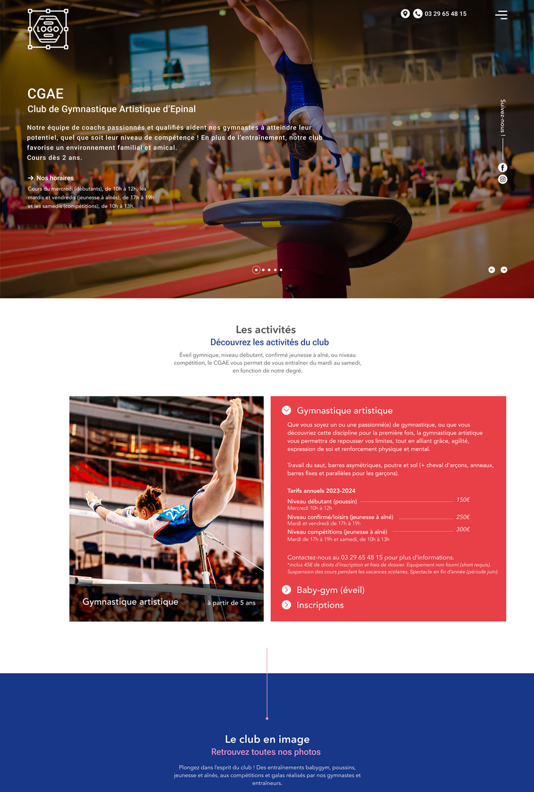 tiptop associations tiptop template club de gym 01